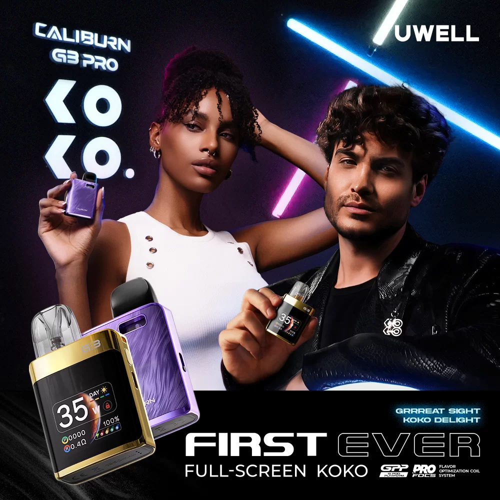 UWELL CALIBURN G3 PRO KOKO咖哩棒 大螢幕