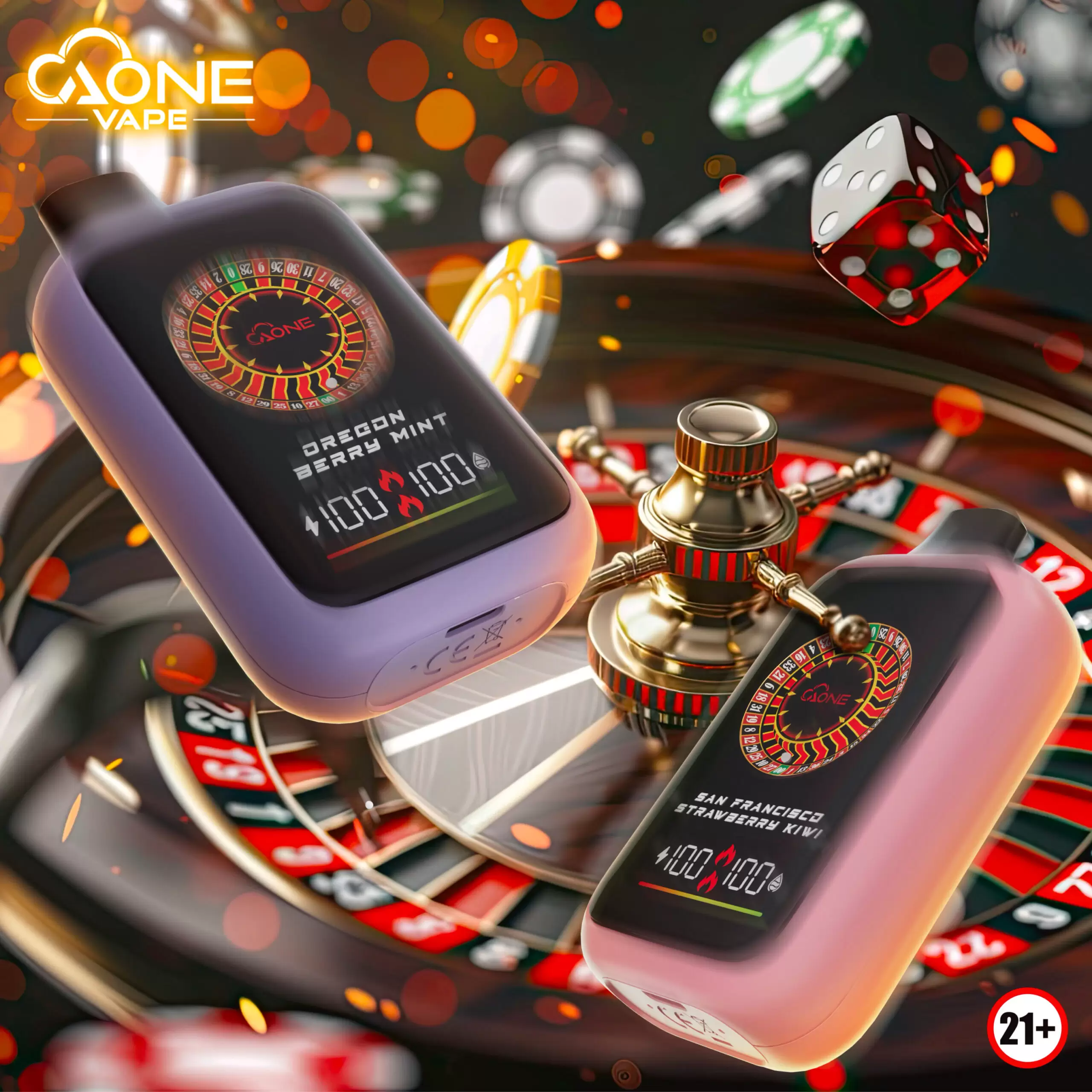 AONE VAPE CASINO X 賭場 ｜俄羅斯轉盤一次性 16000口