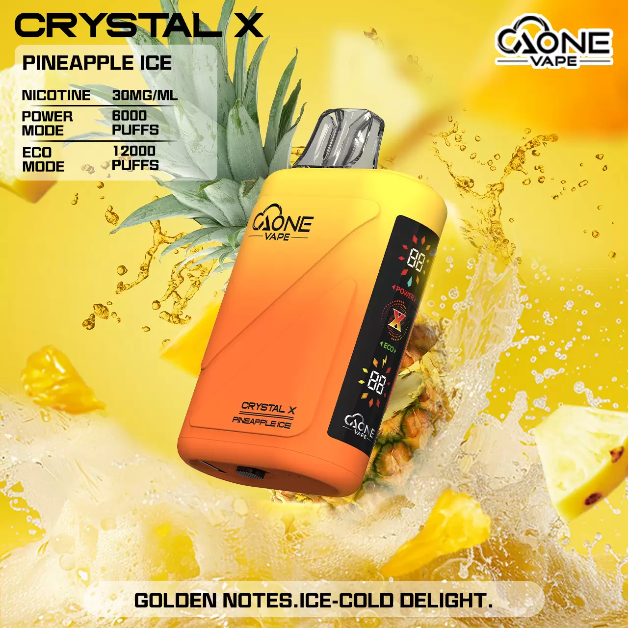 AONE Crystal X 水晶 2 代｜16000 口大容量一次性電子煙