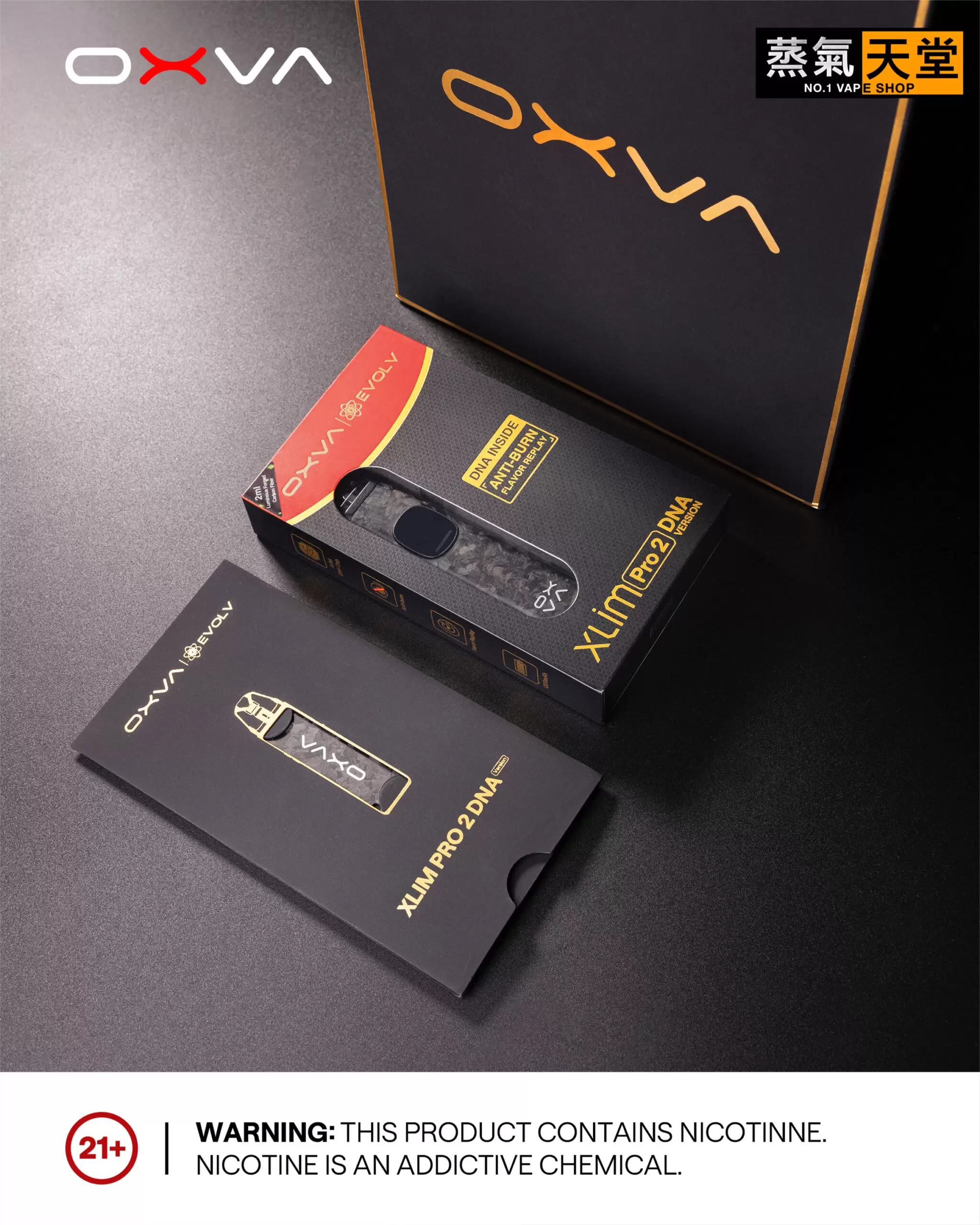 OXVA Xlim Pro 2 DNA 小蠻牛 – 全球首款 DNA 驅動 Pod 裝置