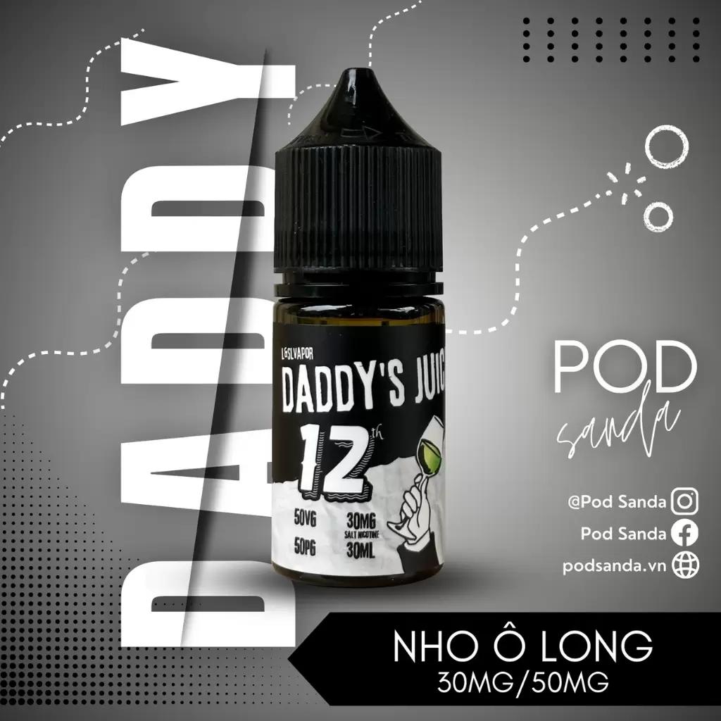 Daddy Juice 爸爸煙油 越南品牌