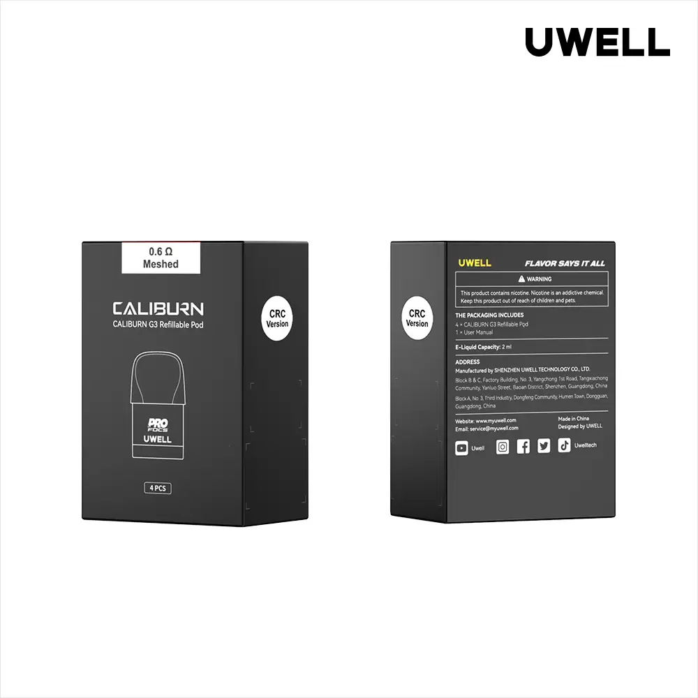 UWELL Caliburn G3 Pod 空煙彈