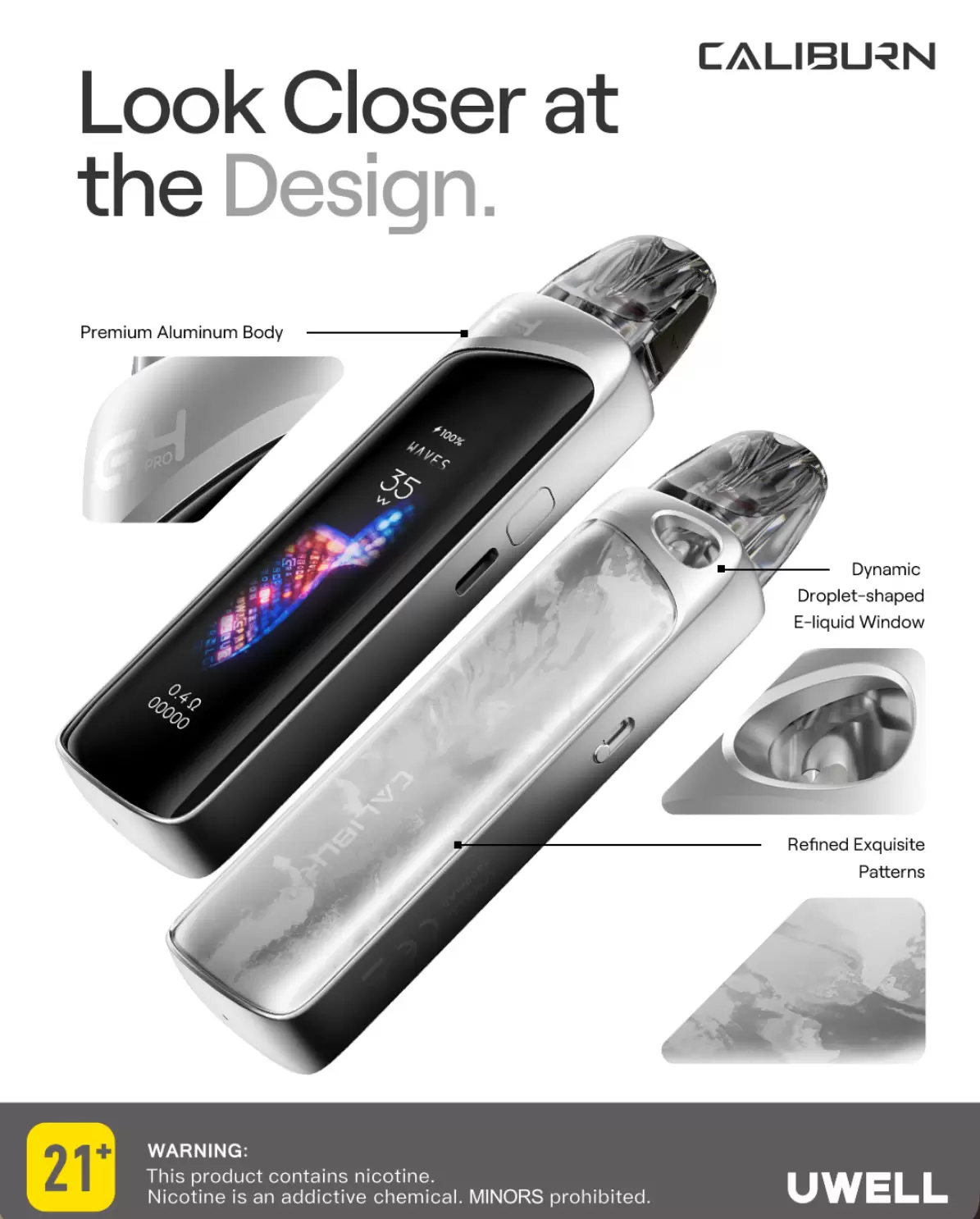 UWELL CALIBURN G4 PRO 咖哩棒