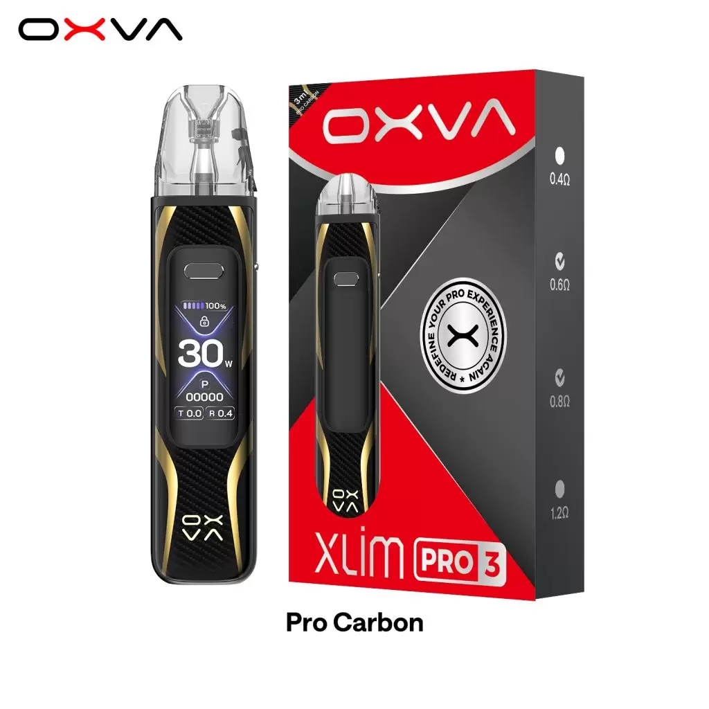 OXVA XLIM Pro 3 Pod 小蠻牛三代 - 碳素黑