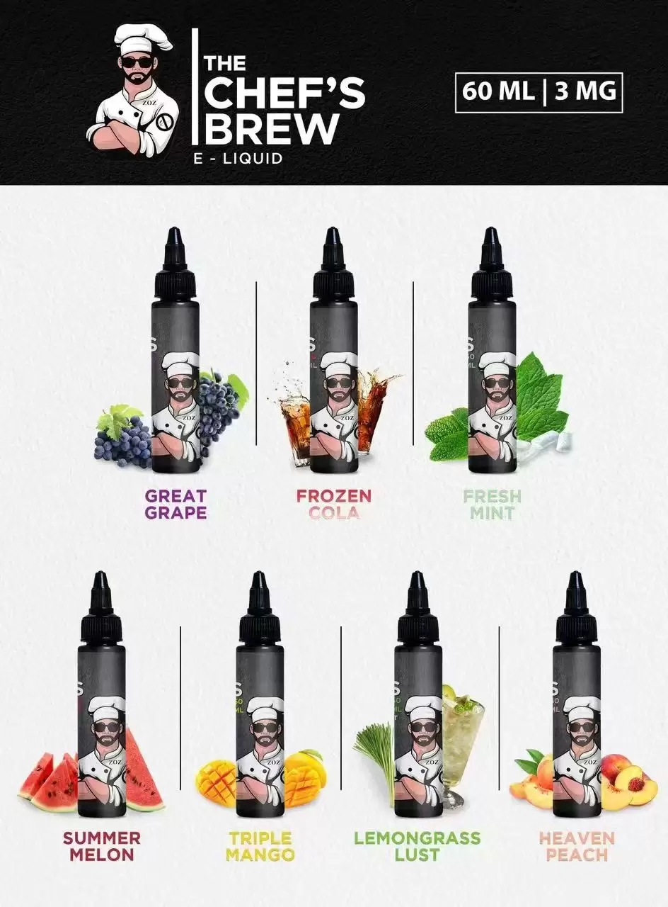 CHEF'S BREW 廚師佳釀系列 大煙油60ML